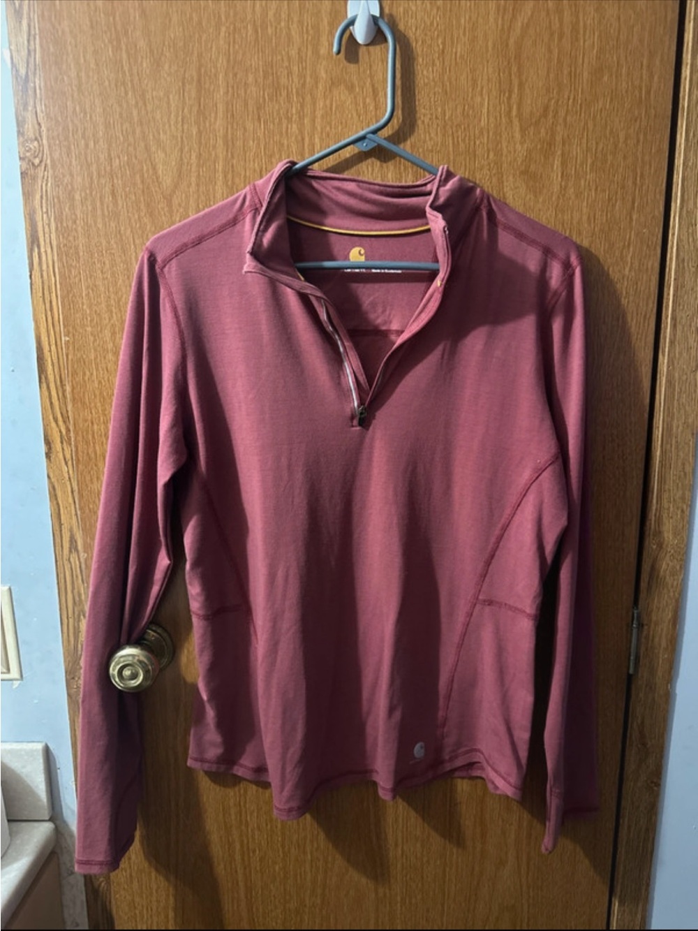 Carhartt Quarter-Zip Pullover - Dusty Rose